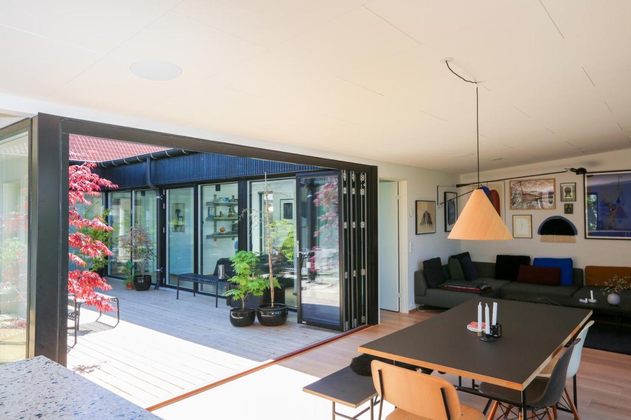 Modern Architecture Atrium House Villa Copenhagen Exterior photo