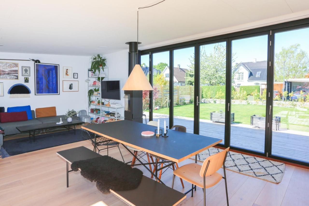 Modern Architecture Atrium House Villa Copenhagen Exterior photo