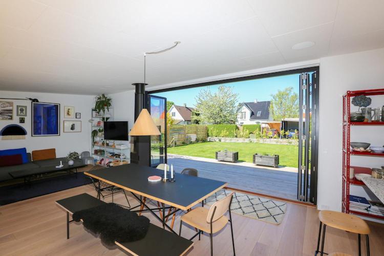 Modern Architecture Atrium House Villa Copenhagen Exterior photo